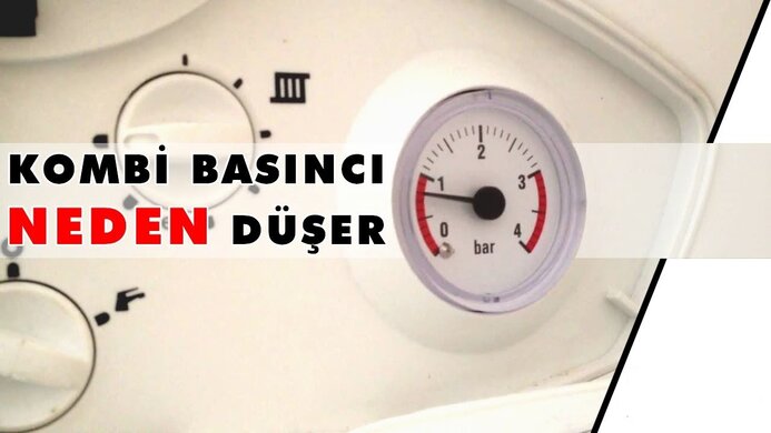 kombi de su kaçağı yok basınç düşüyor